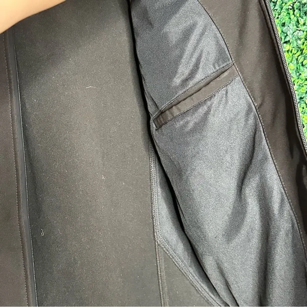 Men’s Guess Black Jacket Rain Poly Casual Sz M